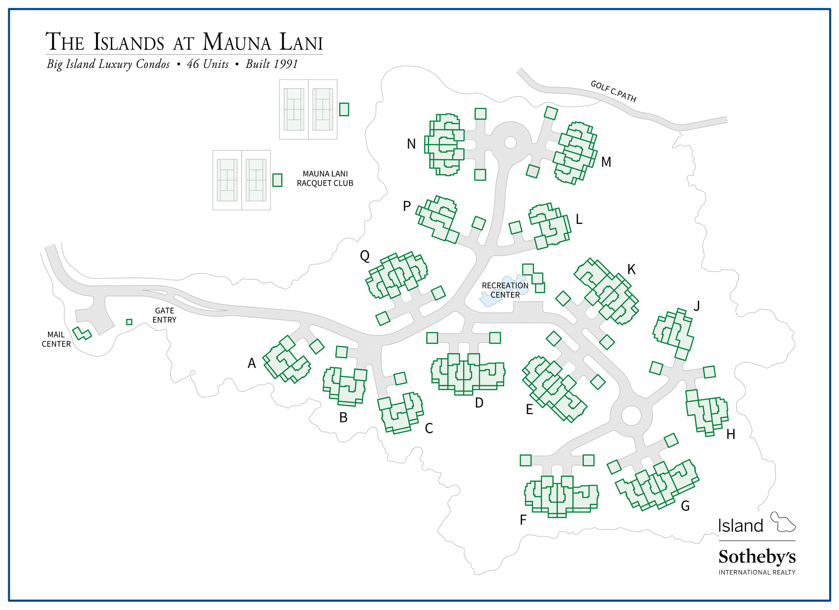 the islands at mauna lani map